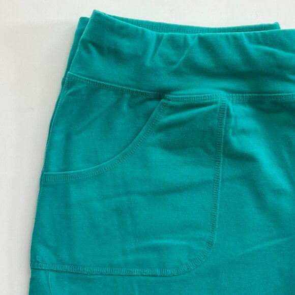 Danskin Now Loose Fit Capri Pants Turquoise Blue Size XL (16-18) - Picture 5 of 5